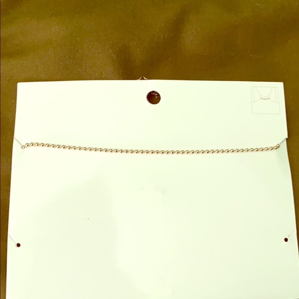 Gold choker